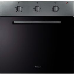 Whirlpool AKP490/IX Built In Single Fan Oven in Stainless Steel with Mirrored  Glass Door